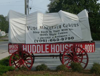 Cabins with what?